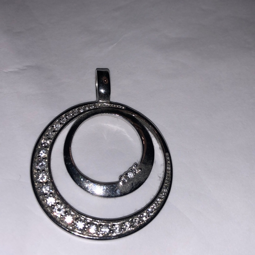 Lia Sophia slide for a necklace silver excellent condition